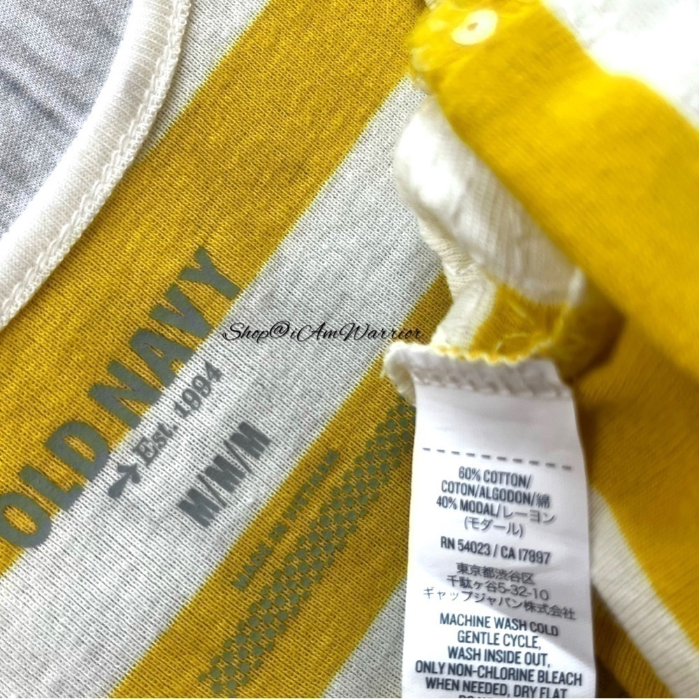 Old Navy marigold & white striped sequin tank top *shop@iamwarrior - Picture 10 of 11